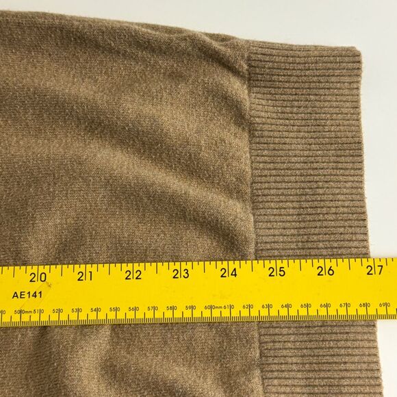 Tommy Hilfiger Cotton Cashmere V-neck Sweater L - Picture 6 of 8